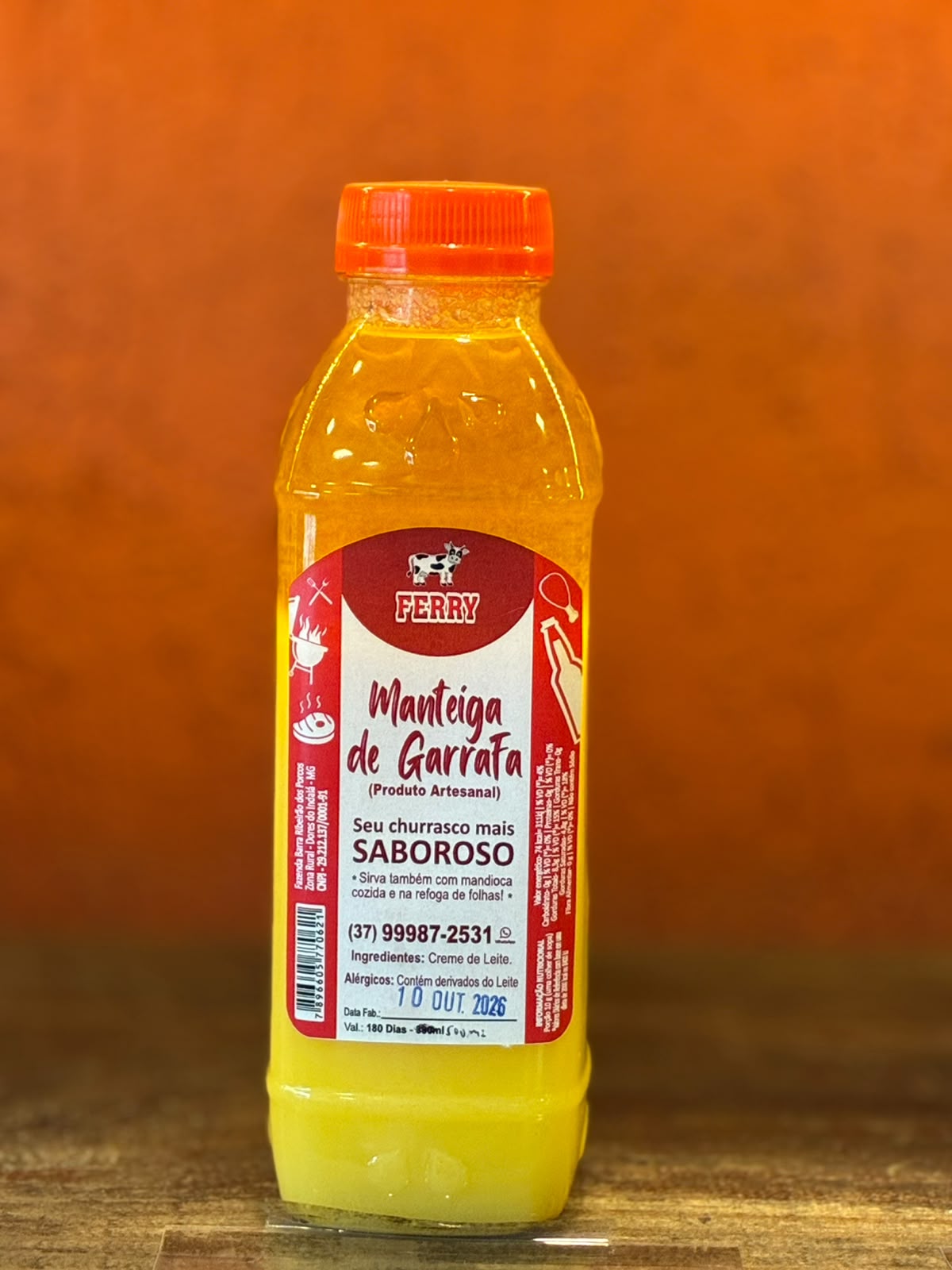 Manteiga de garrafa