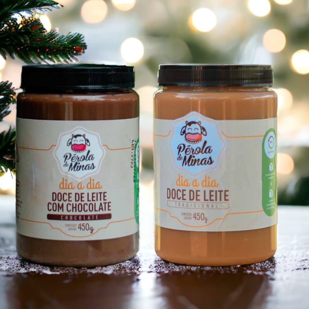 Doce de leite e chocolate Pérola de Minas